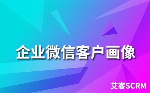 企業(yè)微信客戶(hù)畫(huà)像怎么做